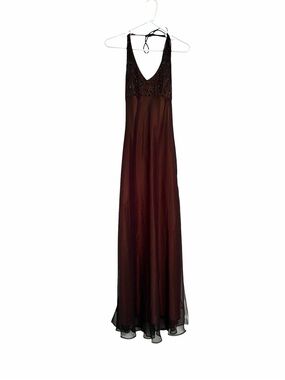 blondie nites by linda bernell brown dress Blondie Nites | Dresses | Vintage Blondie Nites By Linda Bernell Prom Dress